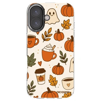 Picasee silikonový průhledný obal pro Apple iPhone 16 - Fall vibes