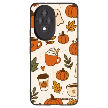 Picasee silikonový černý obal pro Honor 200 Pro 5G - Fall vibes