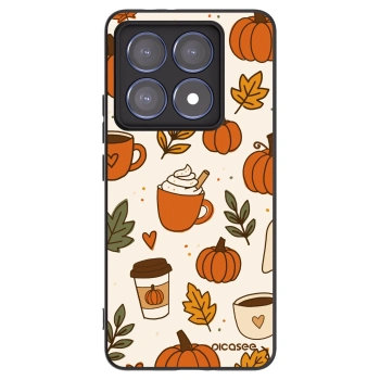 Picasee silikonový černý obal pro Xiaomi 14T Pro - Fall vibes