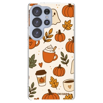 Picasee silikonový průhledný obal pro Samsung Galaxy S25 Ultra 5G - Fall vibes