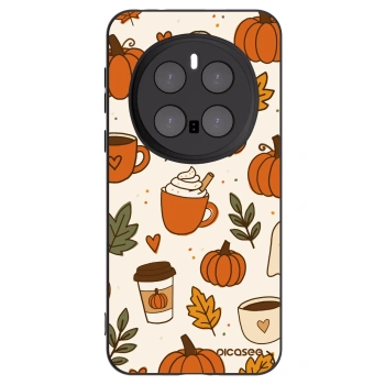 Picasee silikonový černý obal pro Honor Magic7 Pro 5G - Fall vibes