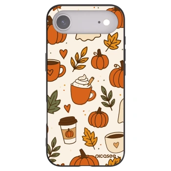 Picasee silikonový černý obal pro Apple iPhone Air - Fall vibes