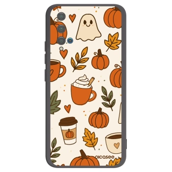 Picasee silikonový černý obal pro Huawei Nova 5T - Fall vibes