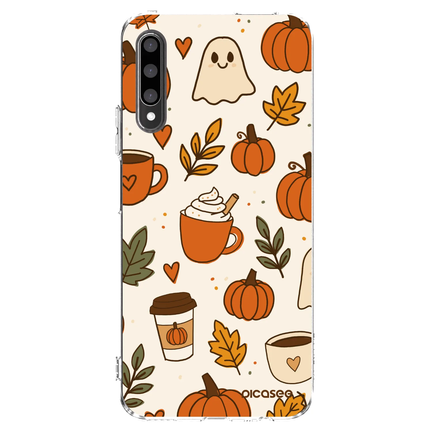 Picasee silikonový průhledný obal pro Honor 9X Pro - Fall vibes