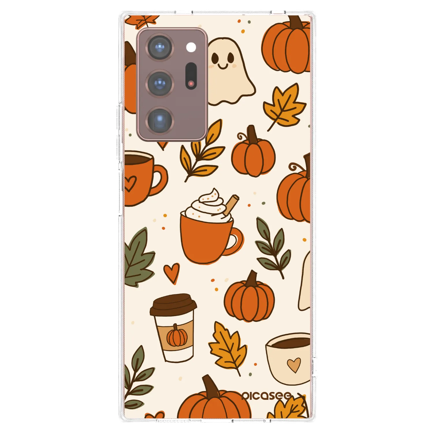 Picasee silikonový průhledný obal pro Samsung Galaxy Note 20 Ultra - Fall vibes
