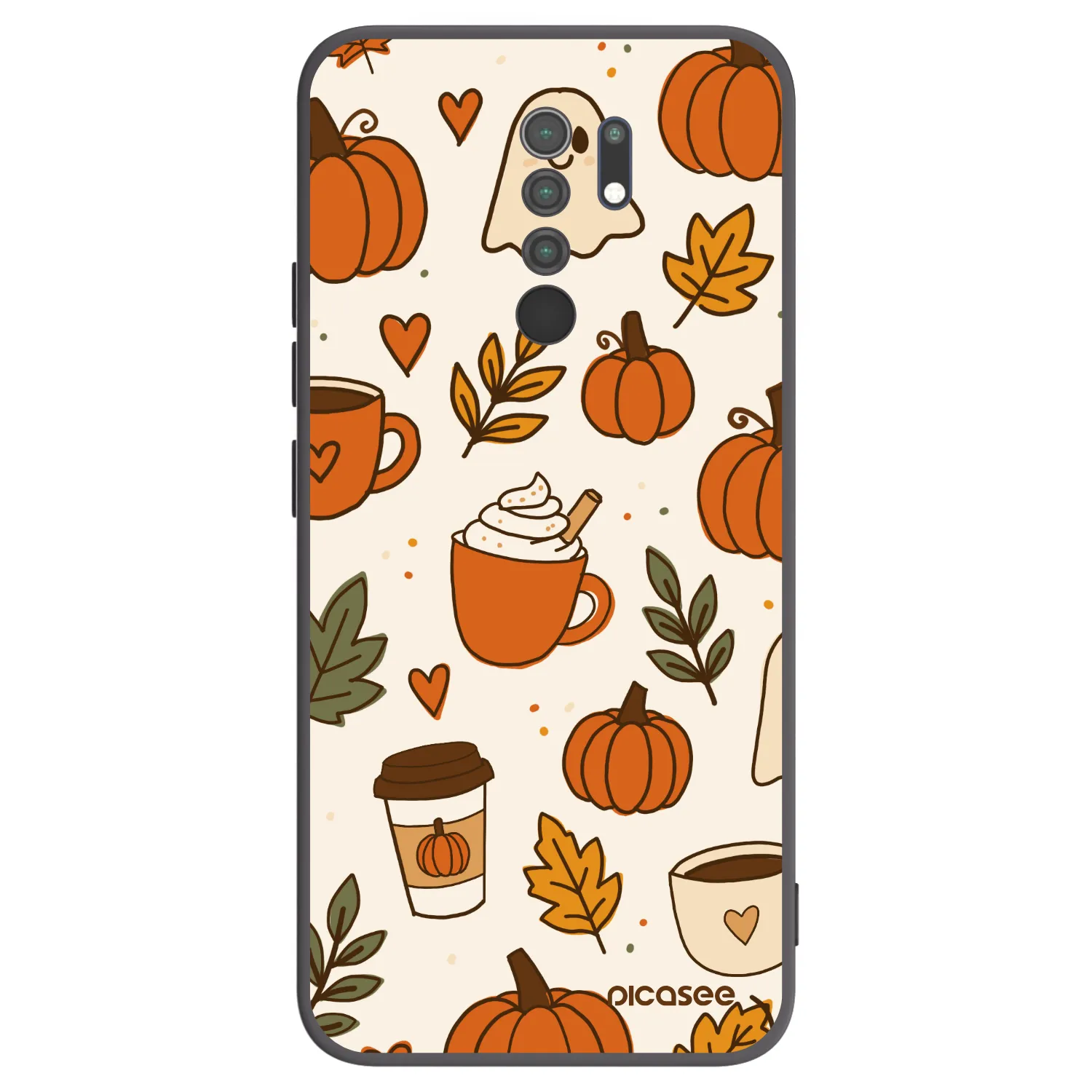 Picasee silikonový černý obal pro Xiaomi Redmi 9 - Fall vibes