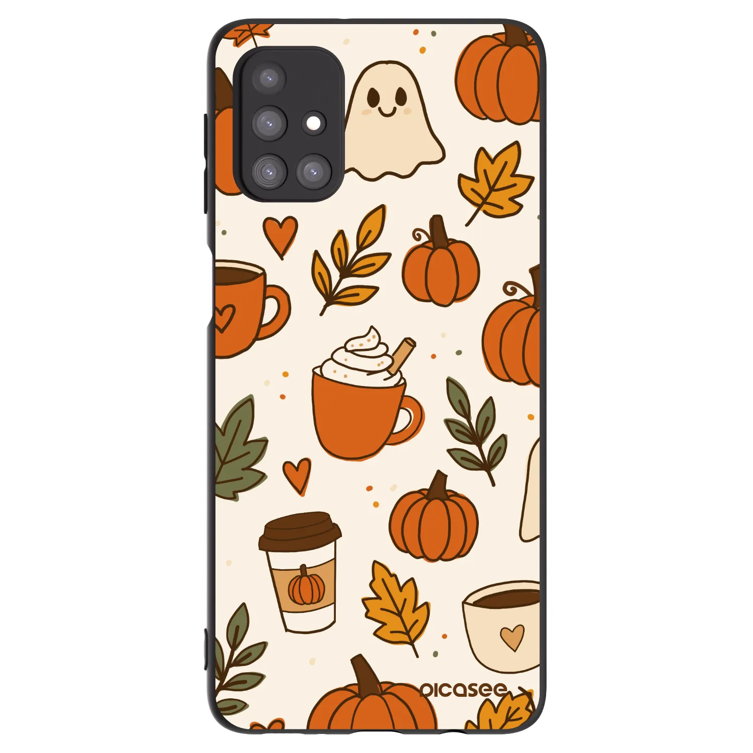 Picasee silikonový černý obal pro Samsung Galaxy M31s - Fall vibes