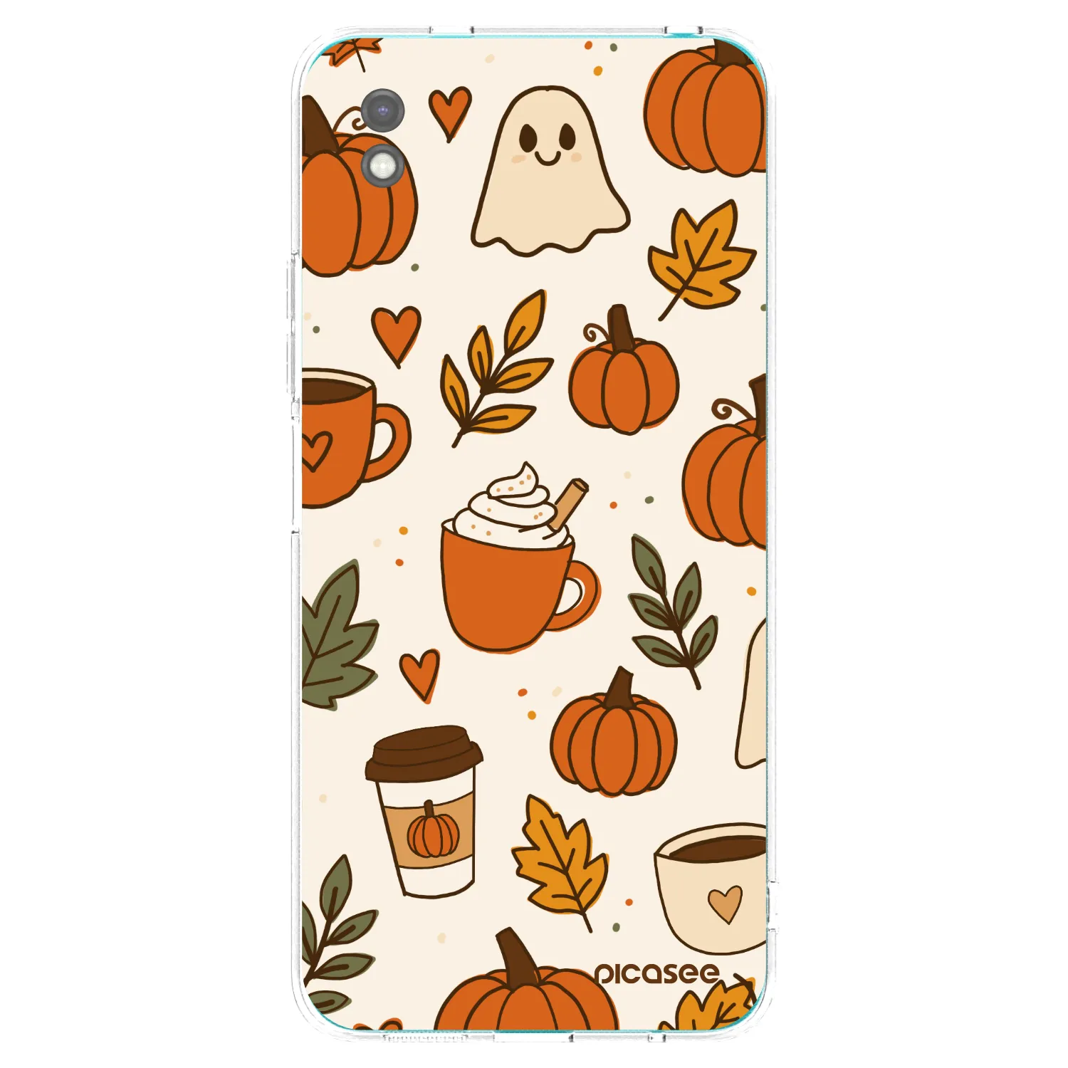Picasee silikonový černý obal pro Xiaomi Redmi 9A - Fall vibes