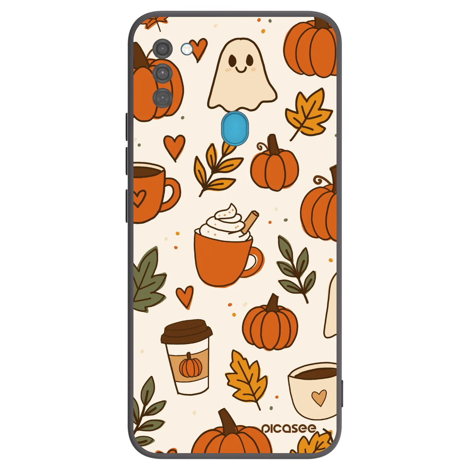Picasee silikonový černý obal pro Samsung Galaxy M11 - Fall vibes