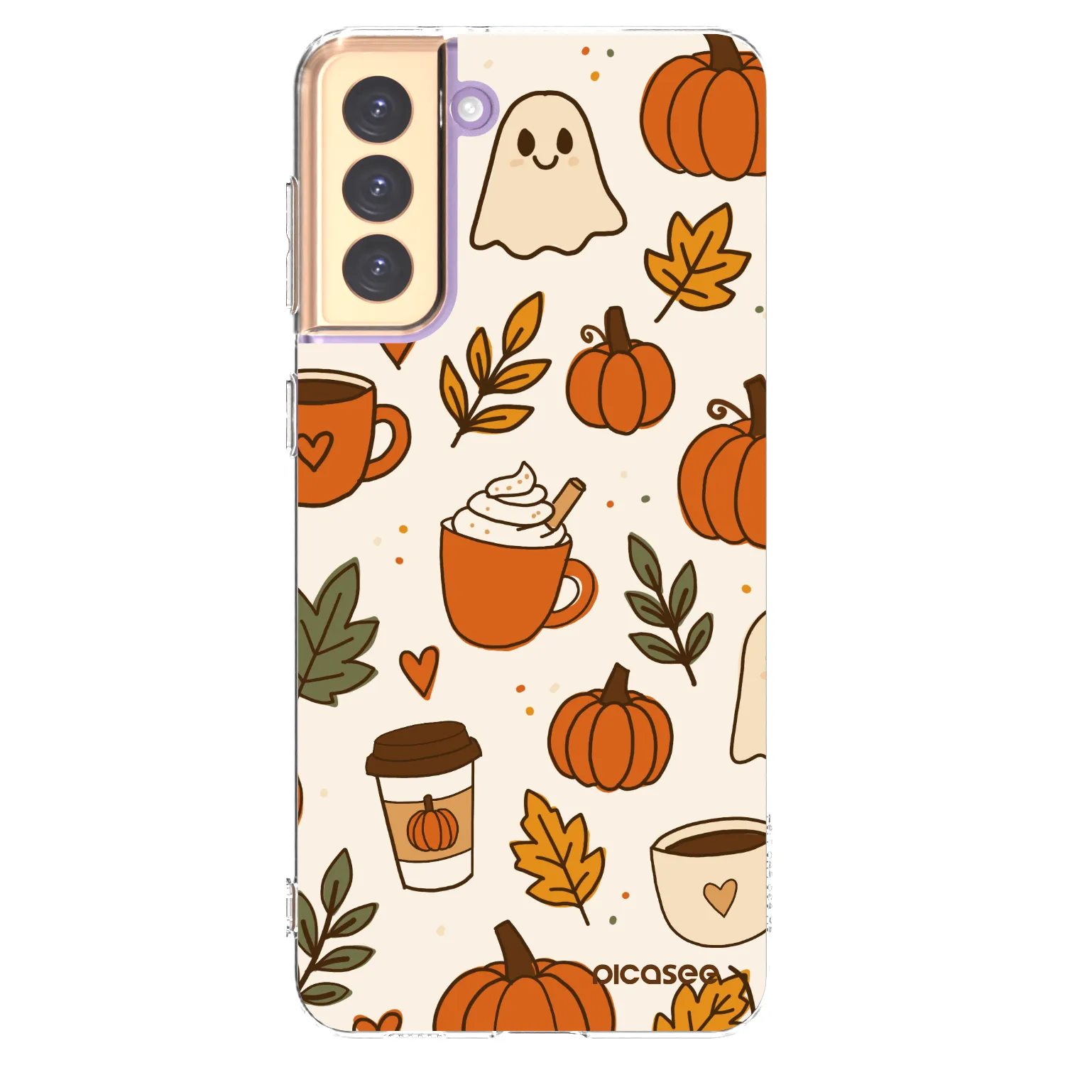 Picasee silikonový průhledný obal pro Samsung Galaxy S21+ 5G G996F - Fall vibes