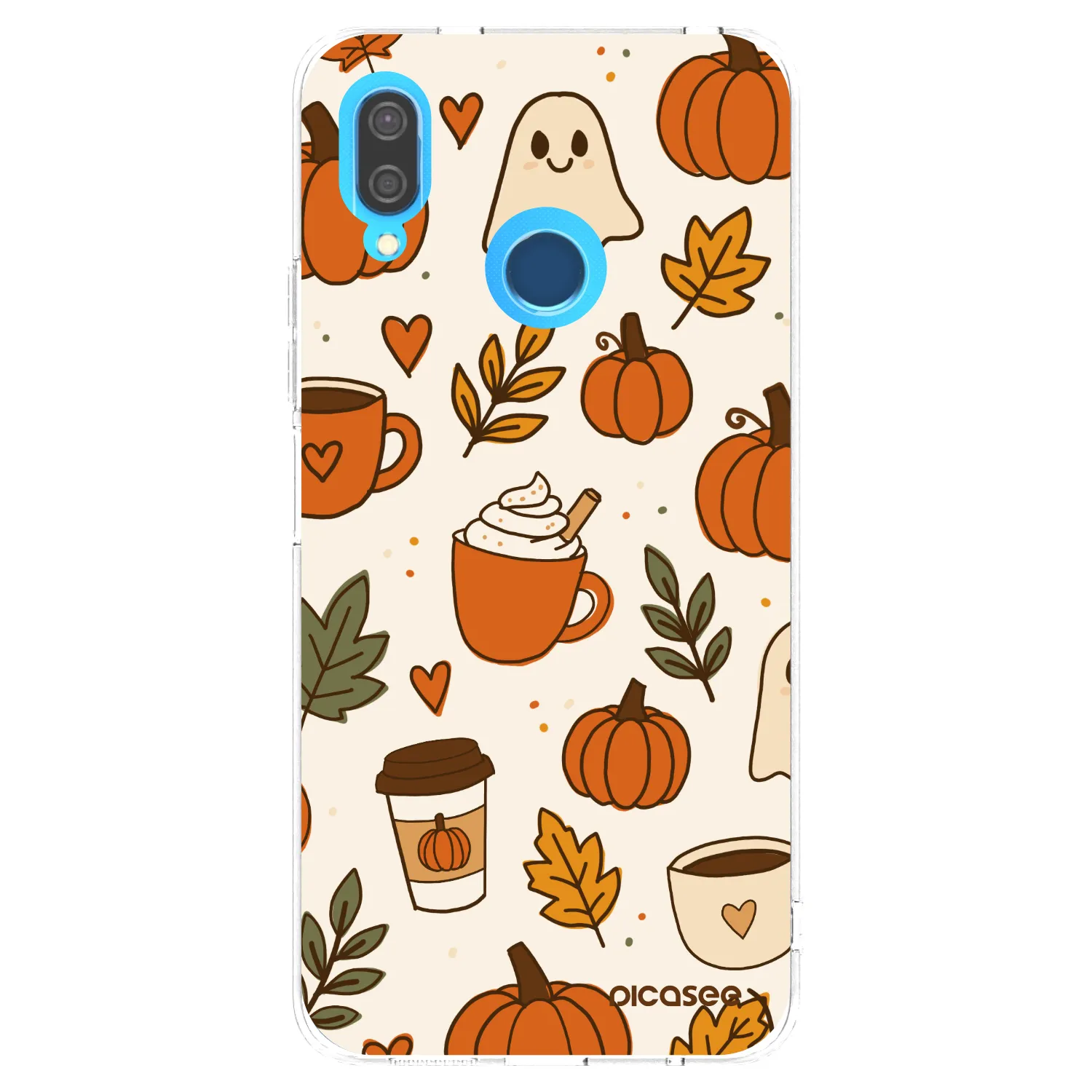 Picasee silikonový průhledný obal pro Huawei P20 Lite - Fall vibes