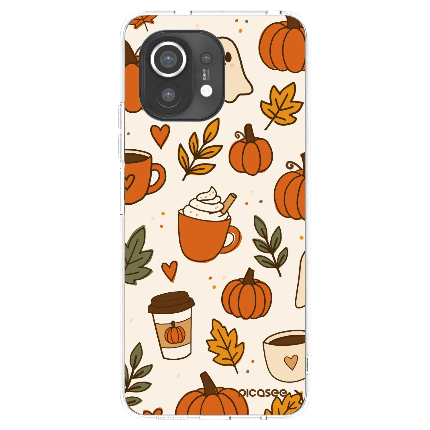 Picasee silikonový průhledný obal pro Xiaomi Mi 11 - Fall vibes