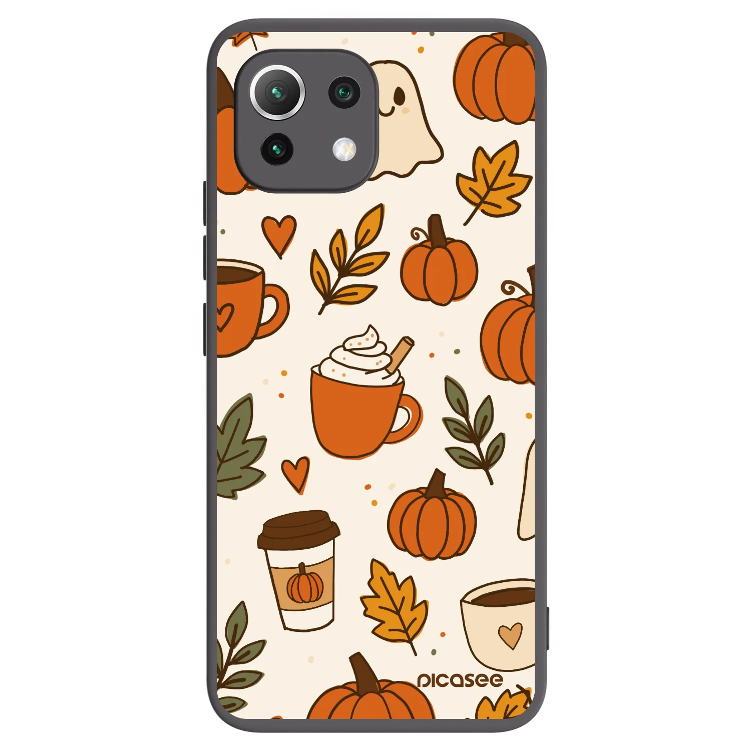 Picasee silikonový černý obal pro Xiaomi Mi 11 Lite - Fall vibes