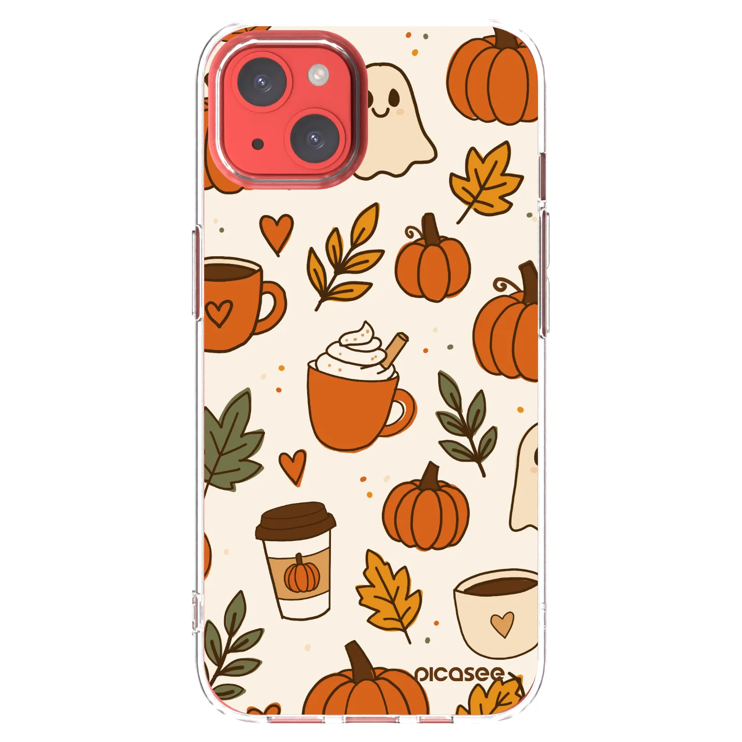 Picasee silikonový průhledný obal pro Apple iPhone 13 - Fall vibes
