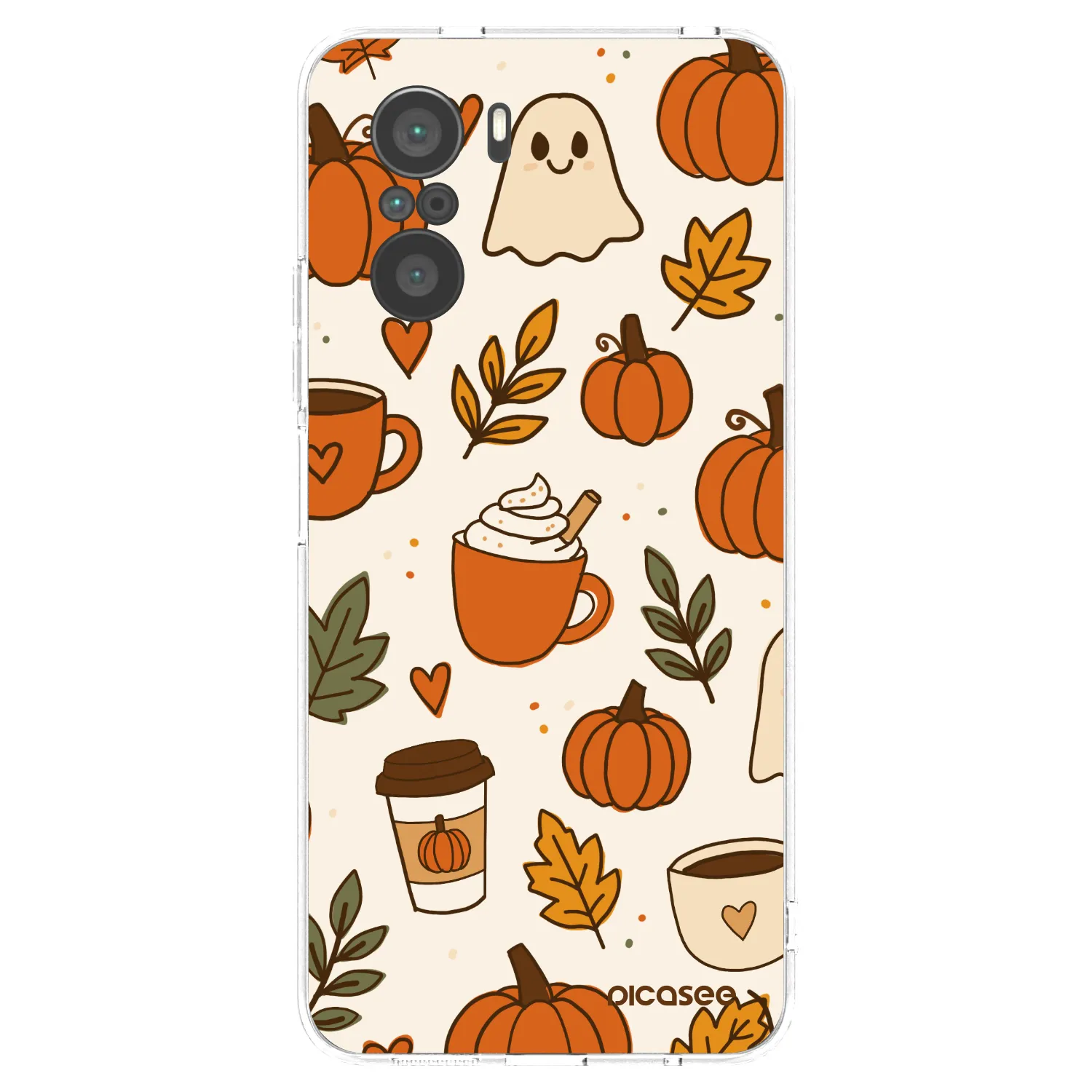 Picasee silikonový průhledný obal pro Xiaomi Poco F3 - Fall vibes