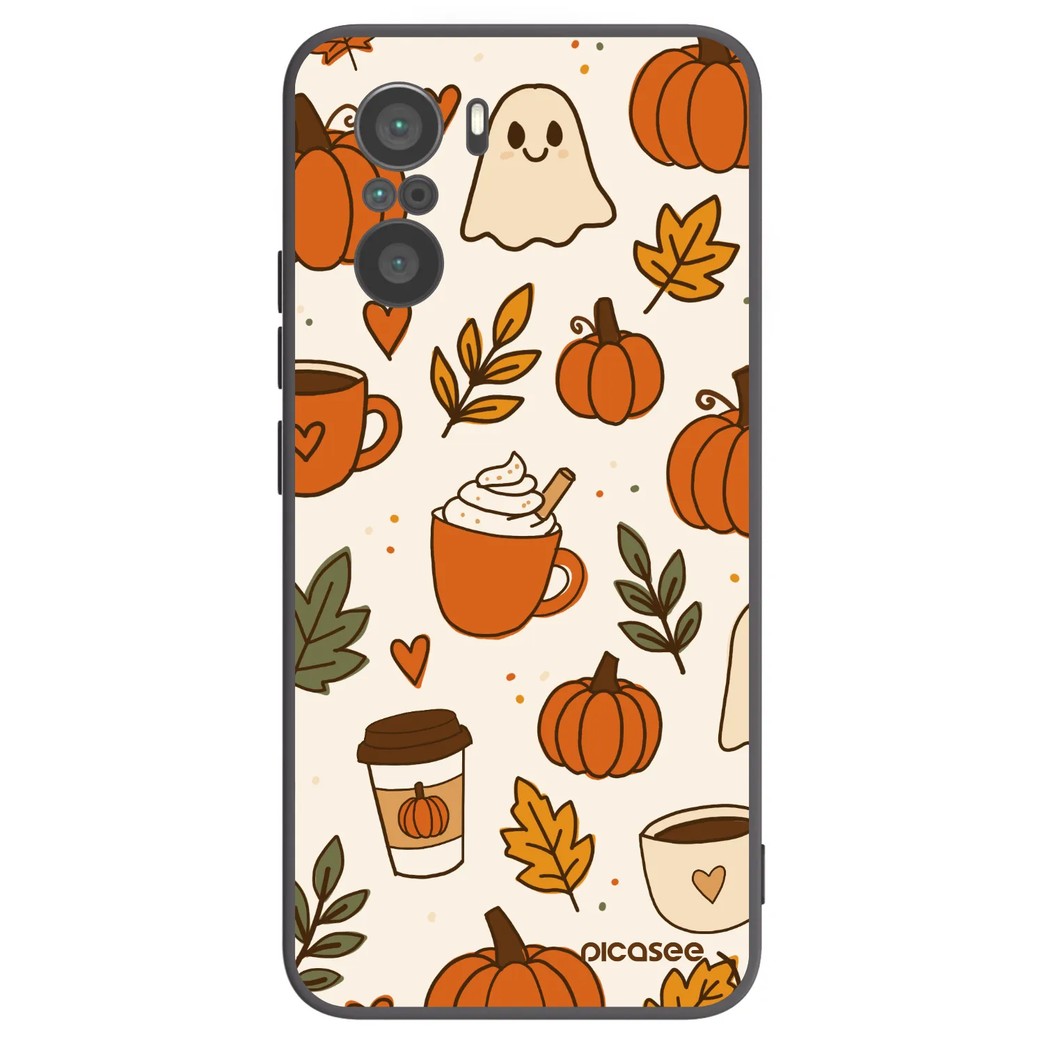 Picasee silikonový černý obal pro Xiaomi Poco F3 - Fall vibes
