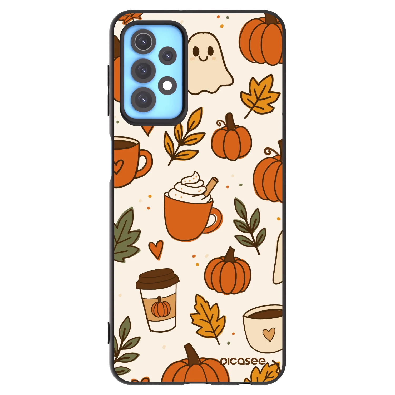 Picasee silikonový černý obal pro Samsung Galaxy A32 4G SM-A325F - Fall vibes