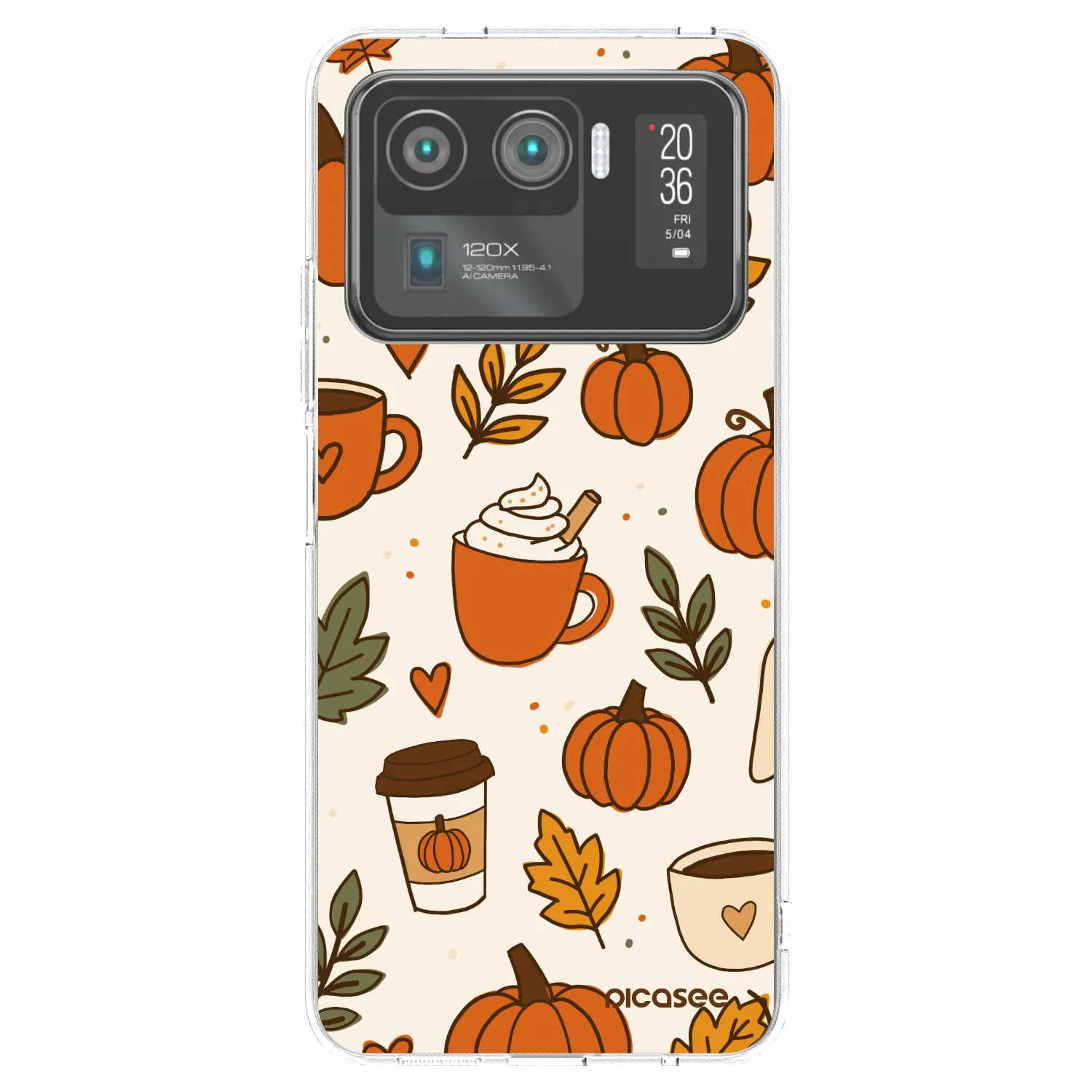 Picasee silikonový průhledný obal pro Xiaomi Mi 11 Ultra - Fall vibes