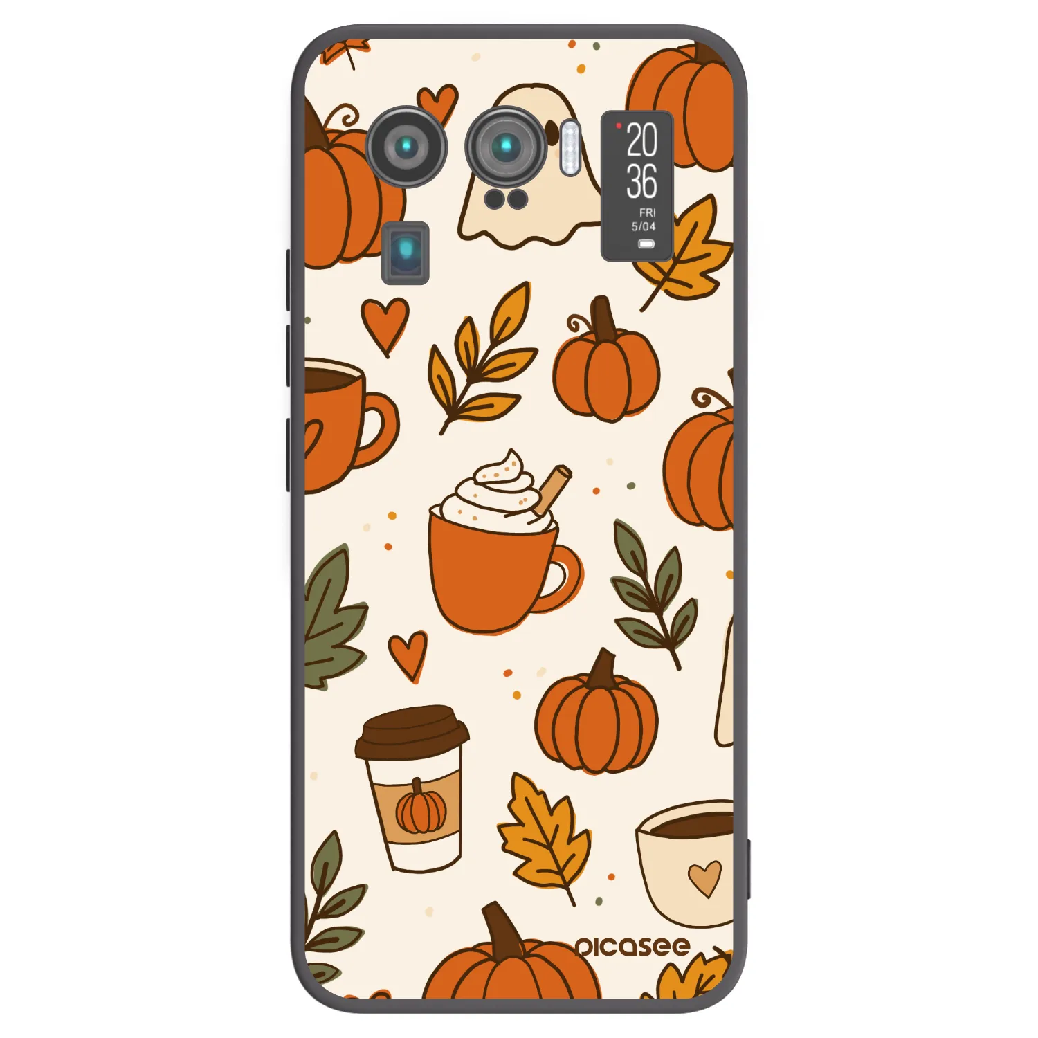 Picasee silikonový černý obal pro Xiaomi Mi 11 Ultra - Fall vibes