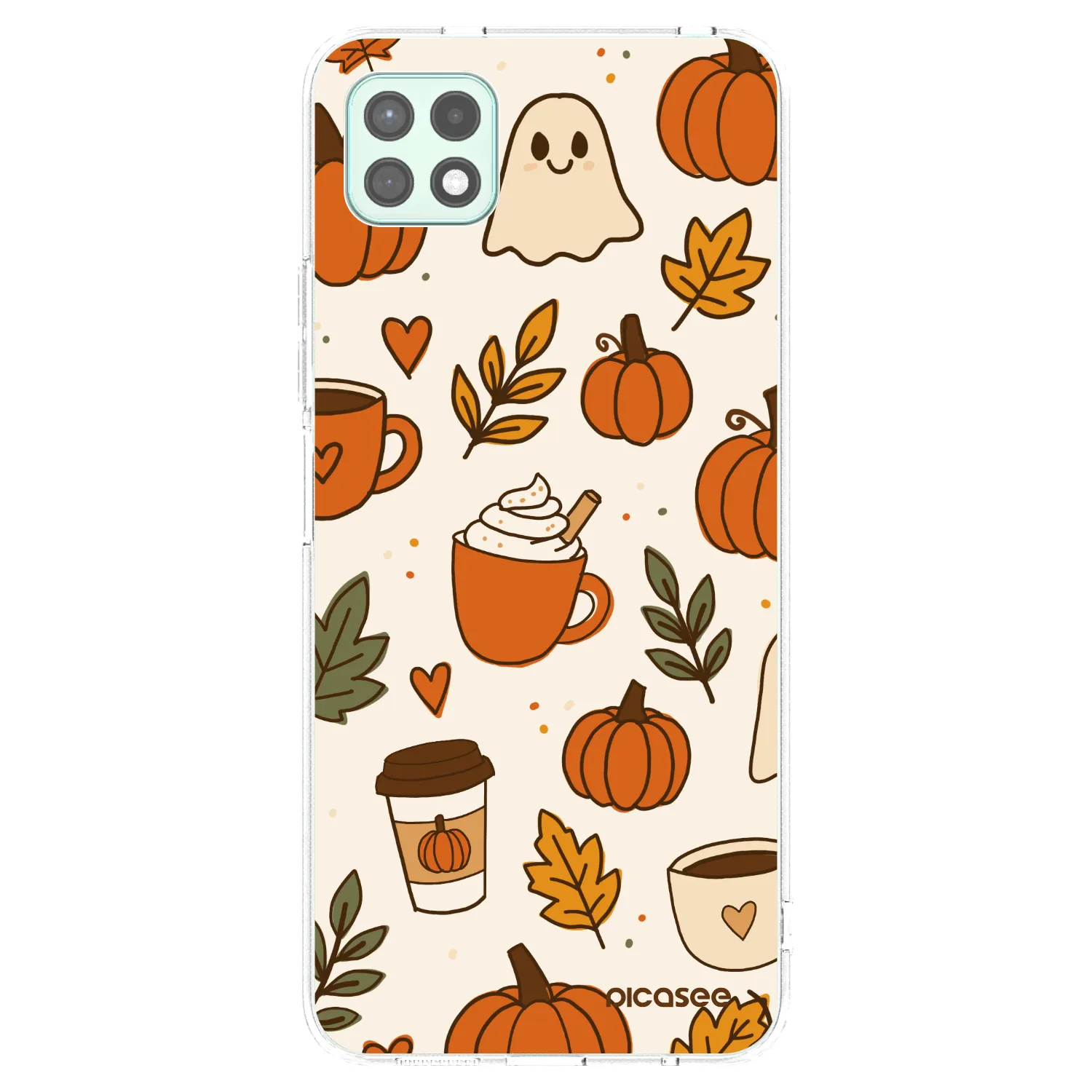 Picasee silikonový průhledný obal pro Samsung Galaxy A22 A226B 5G - Fall vibes