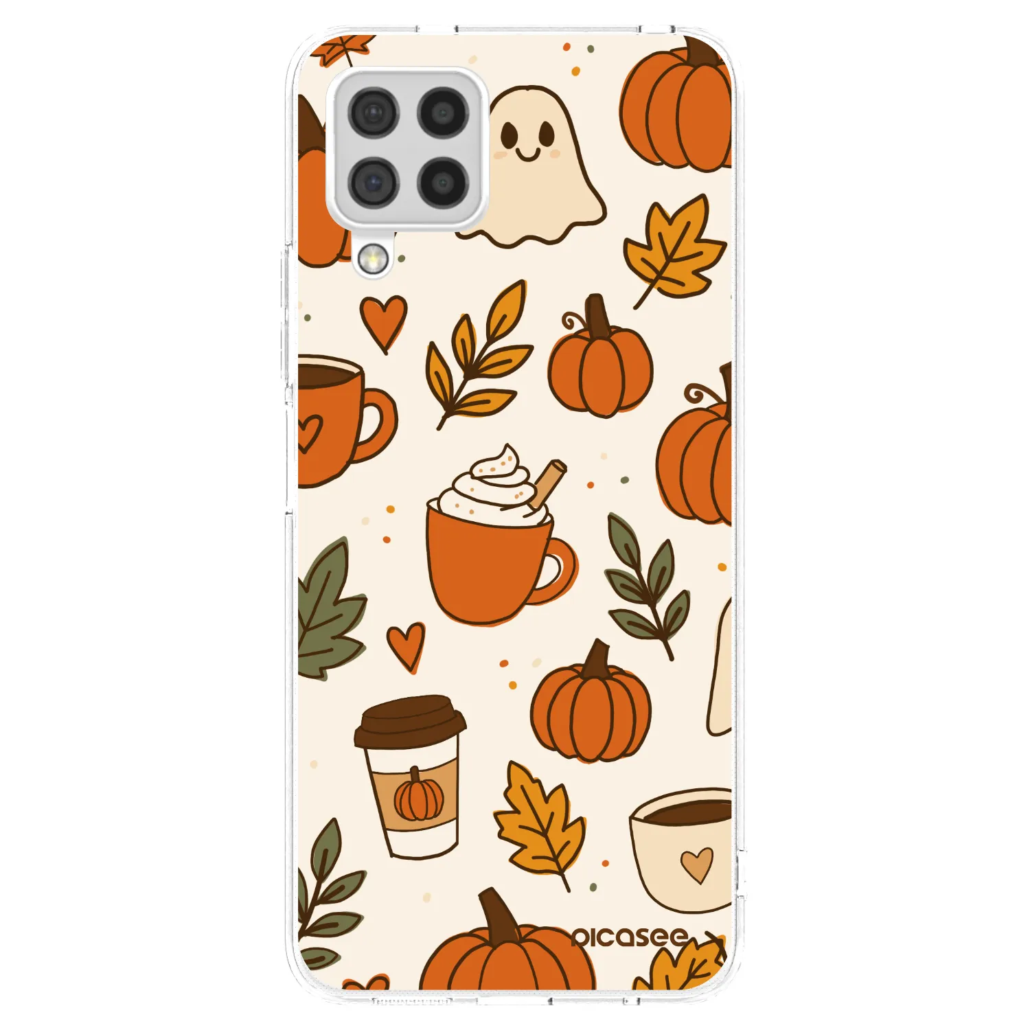 Picasee silikonový průhledný obal pro Samsung Galaxy A22 A225F 4G - Fall vibes