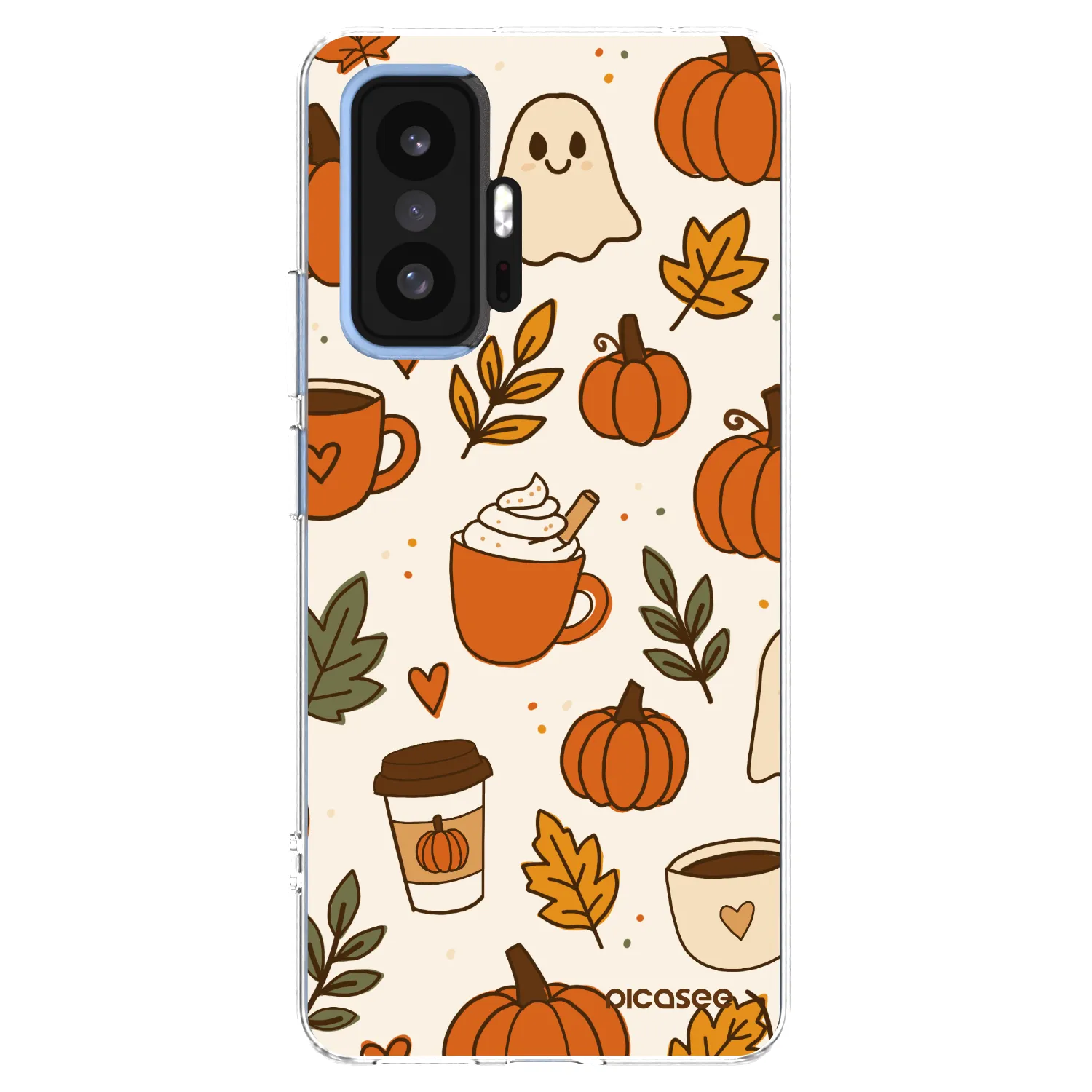 Picasee silikonový průhledný obal pro Xiaomi 11T - Fall vibes