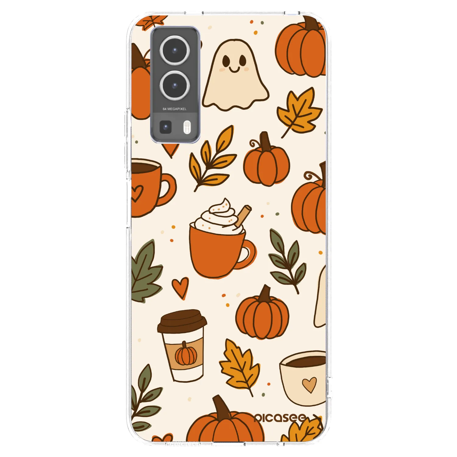 Picasee silikonový průhledný obal pro Vivo Y72 5G - Fall vibes