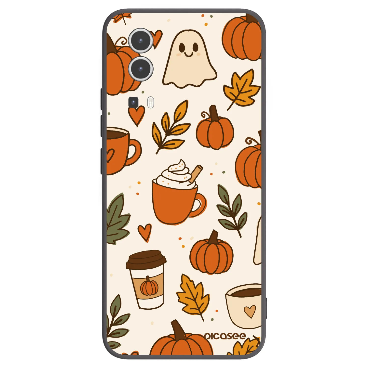 Picasee silikonový černý obal pro Vivo Y72 5G - Fall vibes