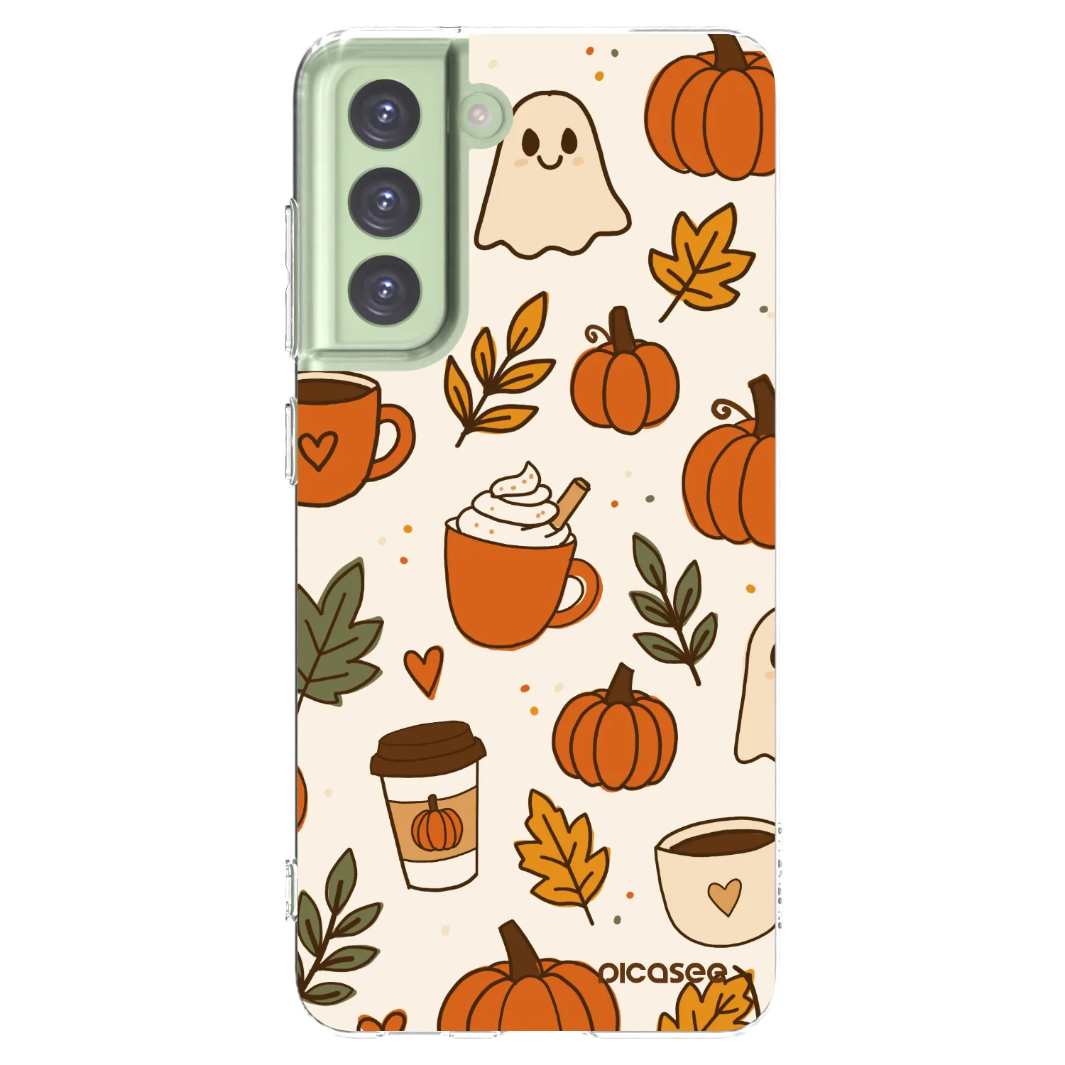 Picasee silikonový průhledný obal pro Samsung Galaxy S21 FE 5G - Fall vibes