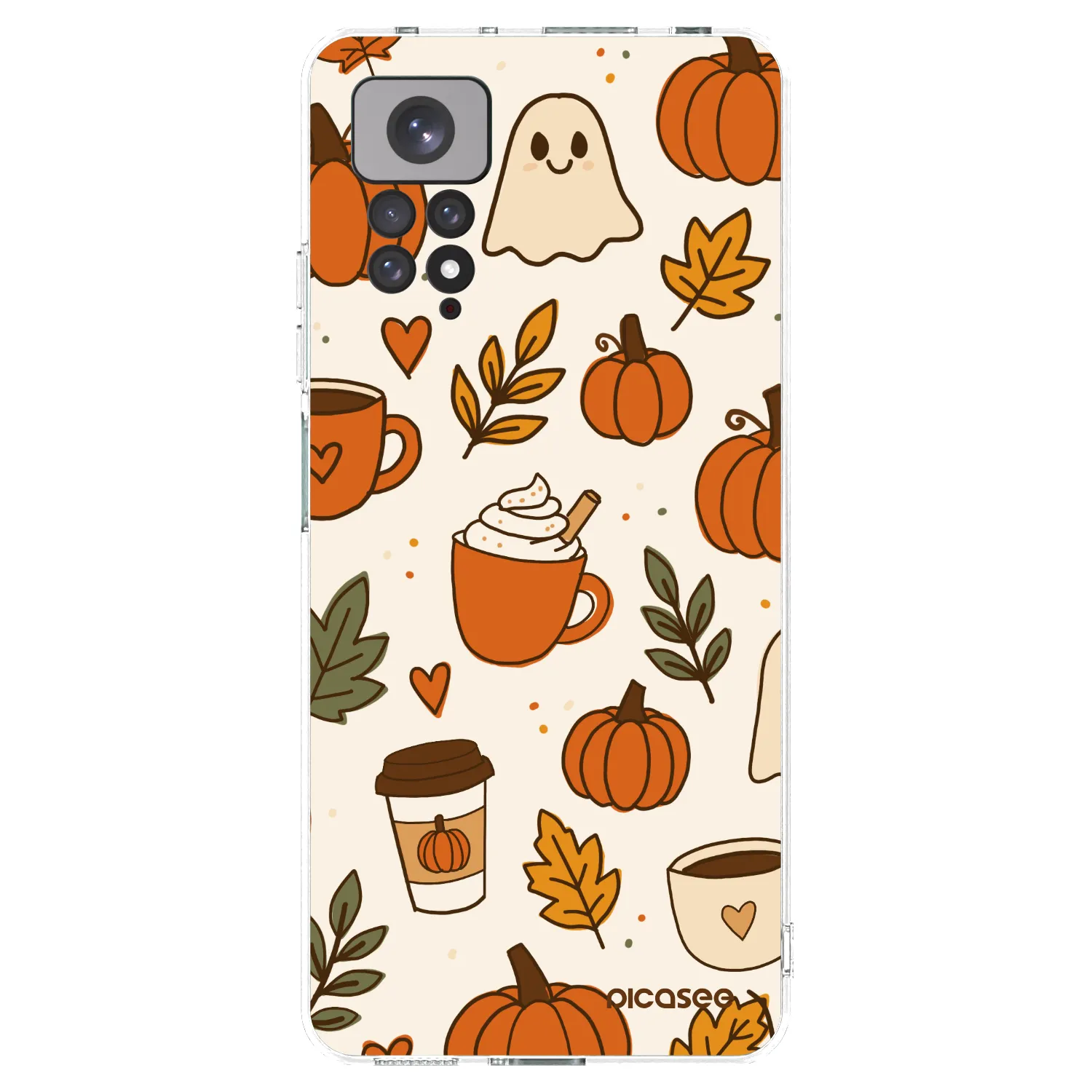 Picasee silikonový průhledný obal pro Xiaomi Redmi Note 11 - Fall vibes