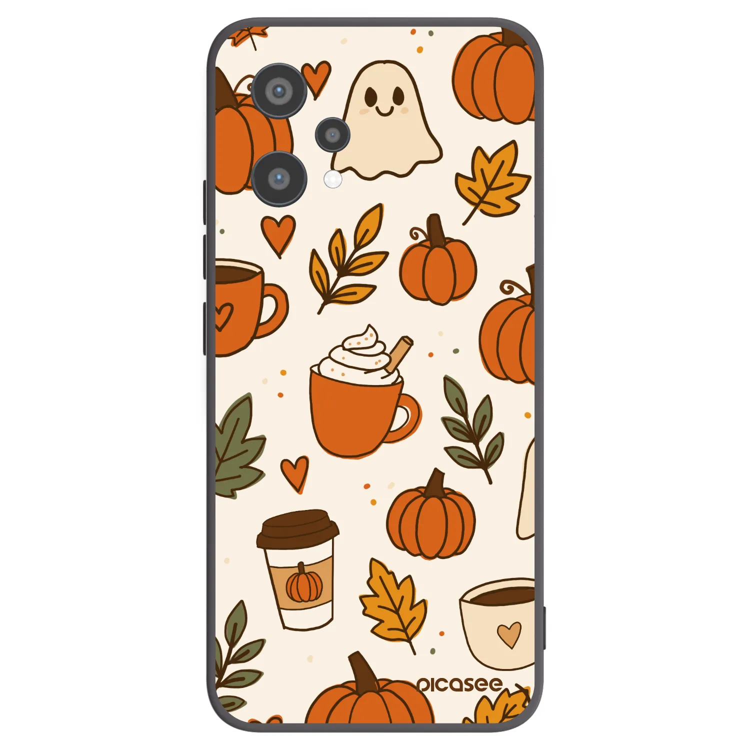 Picasee silikonový černý obal pro Realme 9 Pro 5G - Fall vibes