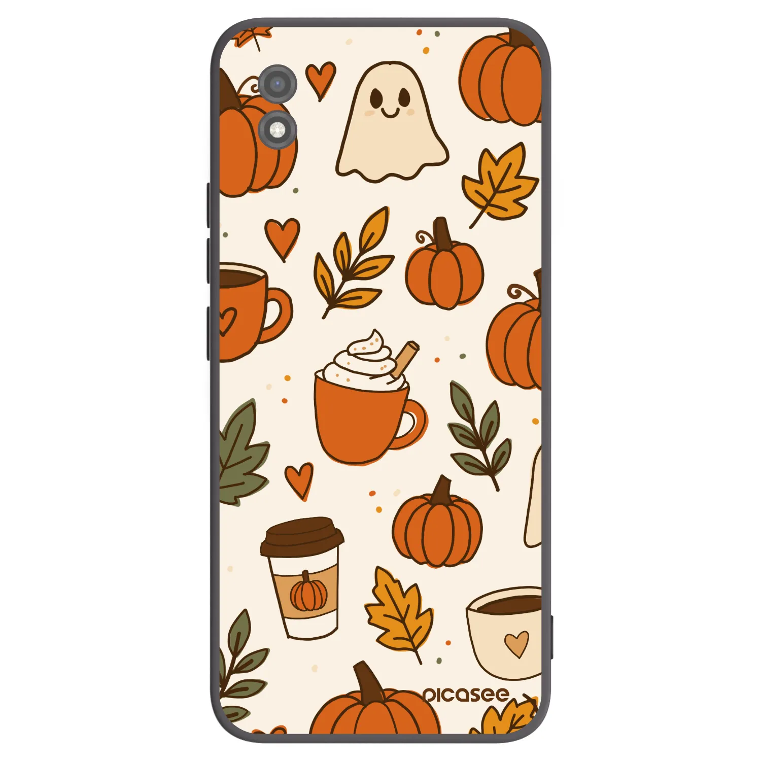 Picasee silikonový černý obal pro Realme C11 (2021) - Fall vibes