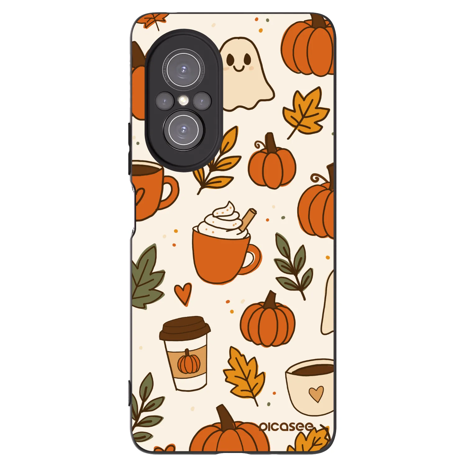 Picasee silikonový černý obal pro Huawei Nova 9 SE - Fall vibes