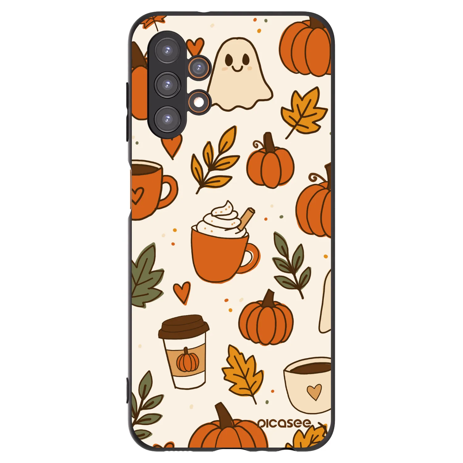Picasee silikonový černý obal pro Samsung Galaxy A13 4G A135 - Fall vibes