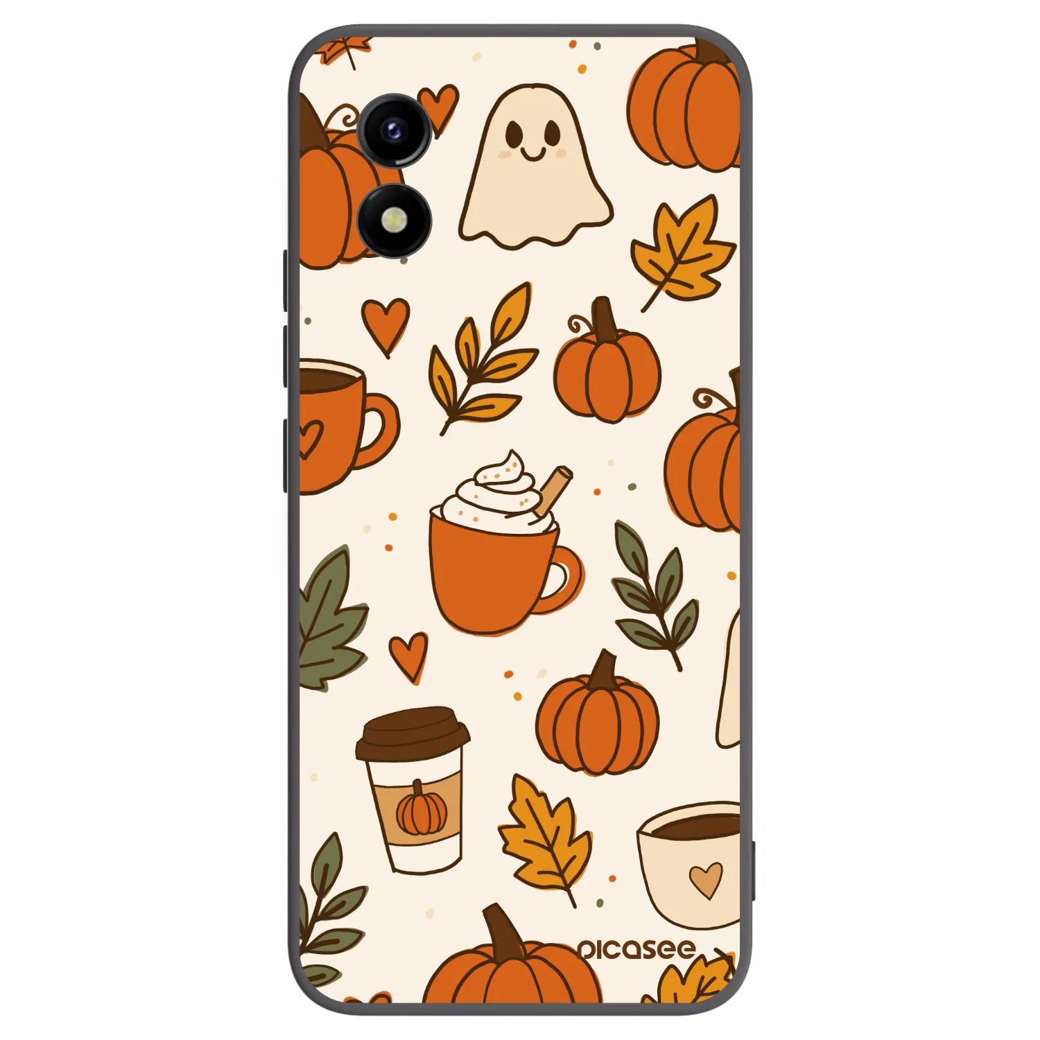 Picasee silikonový černý obal pro Vivo Y01 - Fall vibes