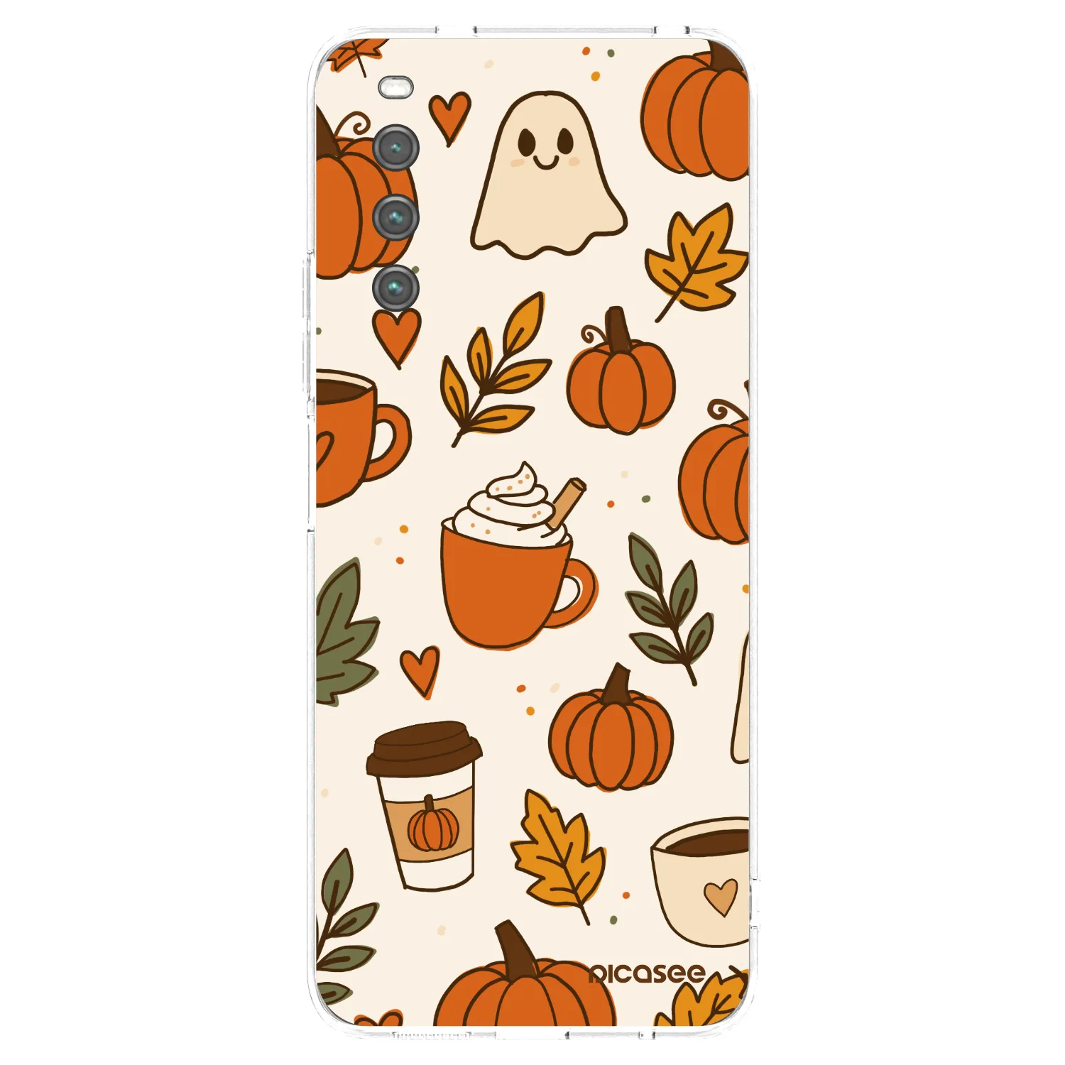 Picasee silikonový průhledný obal pro Sony Xperia 10 IV 5G - Fall vibes