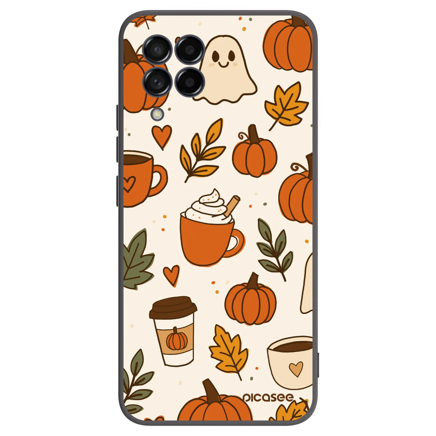 Picasee silikonový černý obal pro Samsung Galaxy M53 5G - Fall vibes