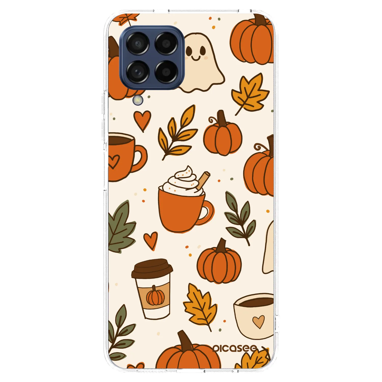 Picasee silikonový průhledný obal pro Samsung Galaxy M53 5G - Fall vibes