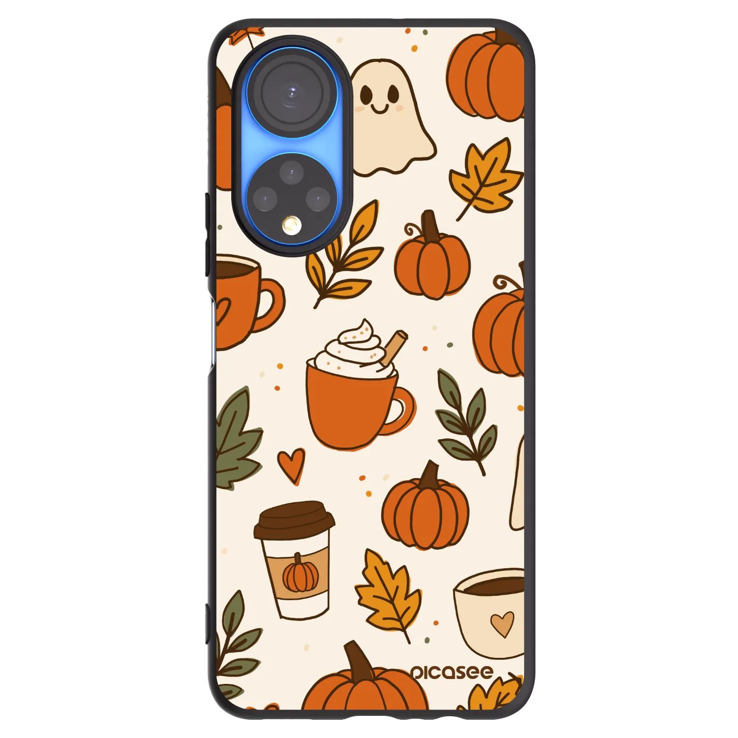 Picasee silikonový černý obal pro Honor X7 - Fall vibes