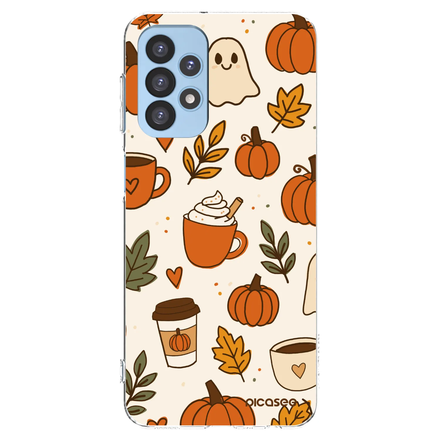 Picasee silikonový průhledný obal pro Samsung Galaxy A23 A235F 4G - Fall vibes
