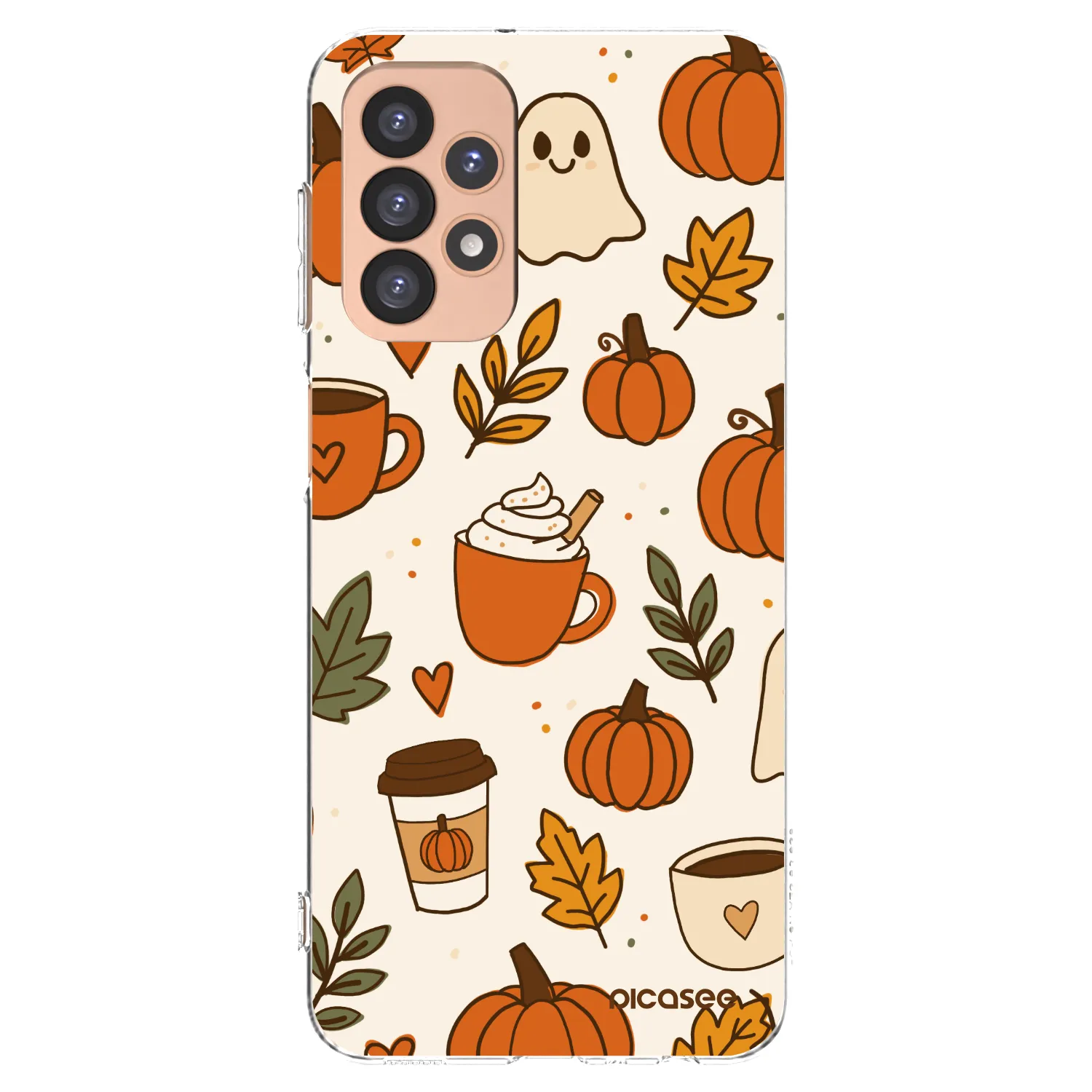 Picasee silikonový průhledný obal pro Samsung Galaxy A23 A236B 5G - Fall vibes