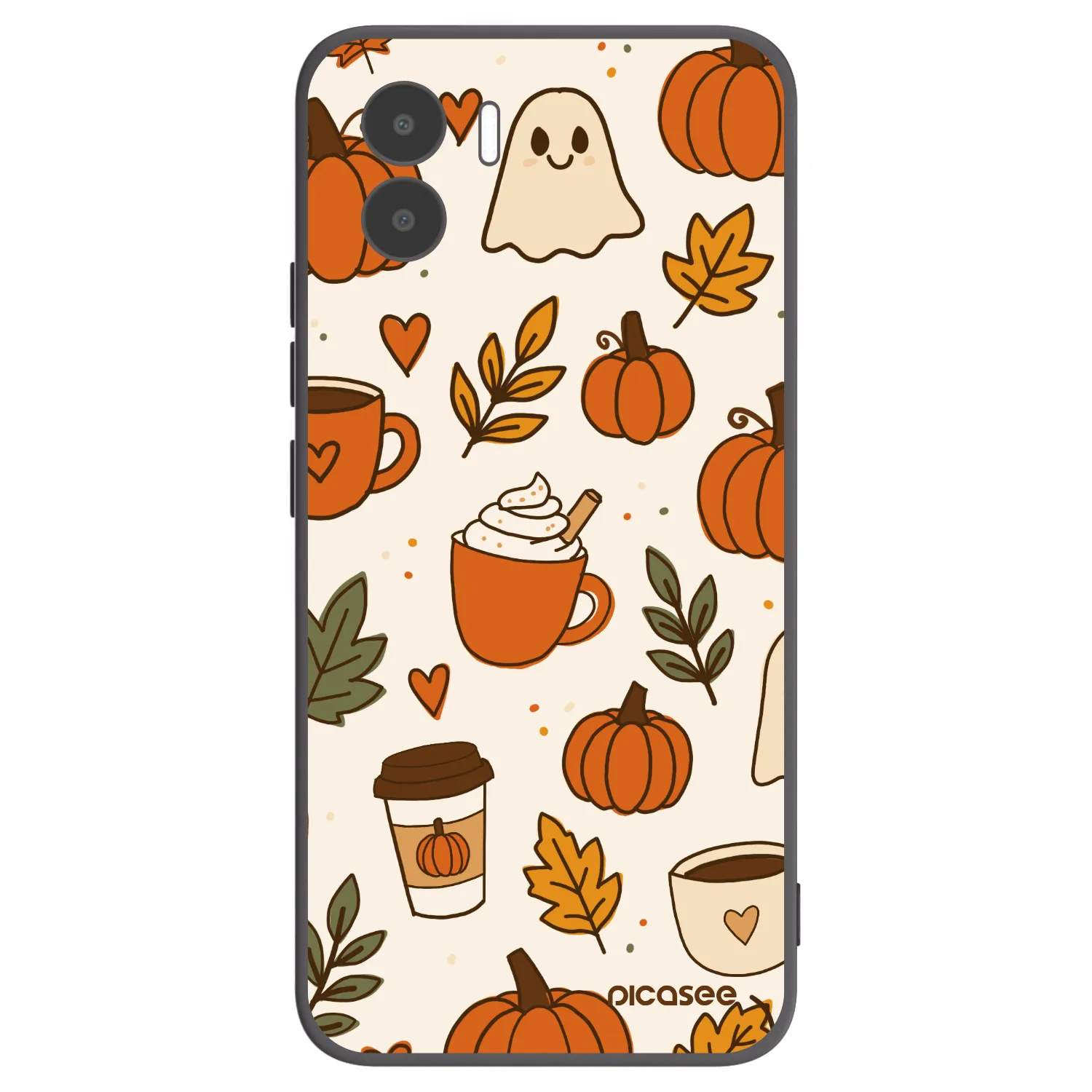 Picasee silikonový černý obal pro Xiaomi Redmi A1 - Fall vibes