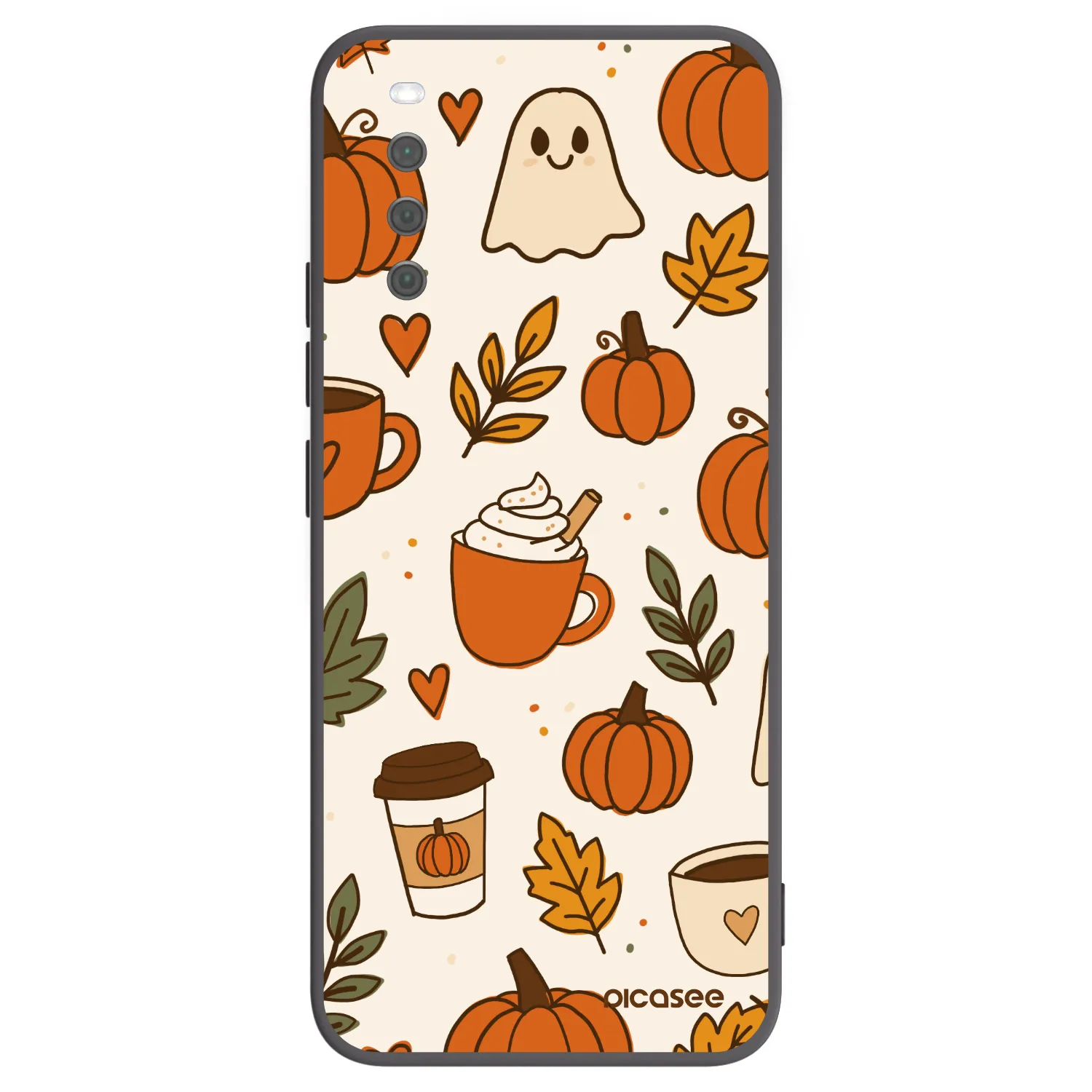 Picasee silikonový černý obal pro Sony Xperia 10 III - Fall vibes