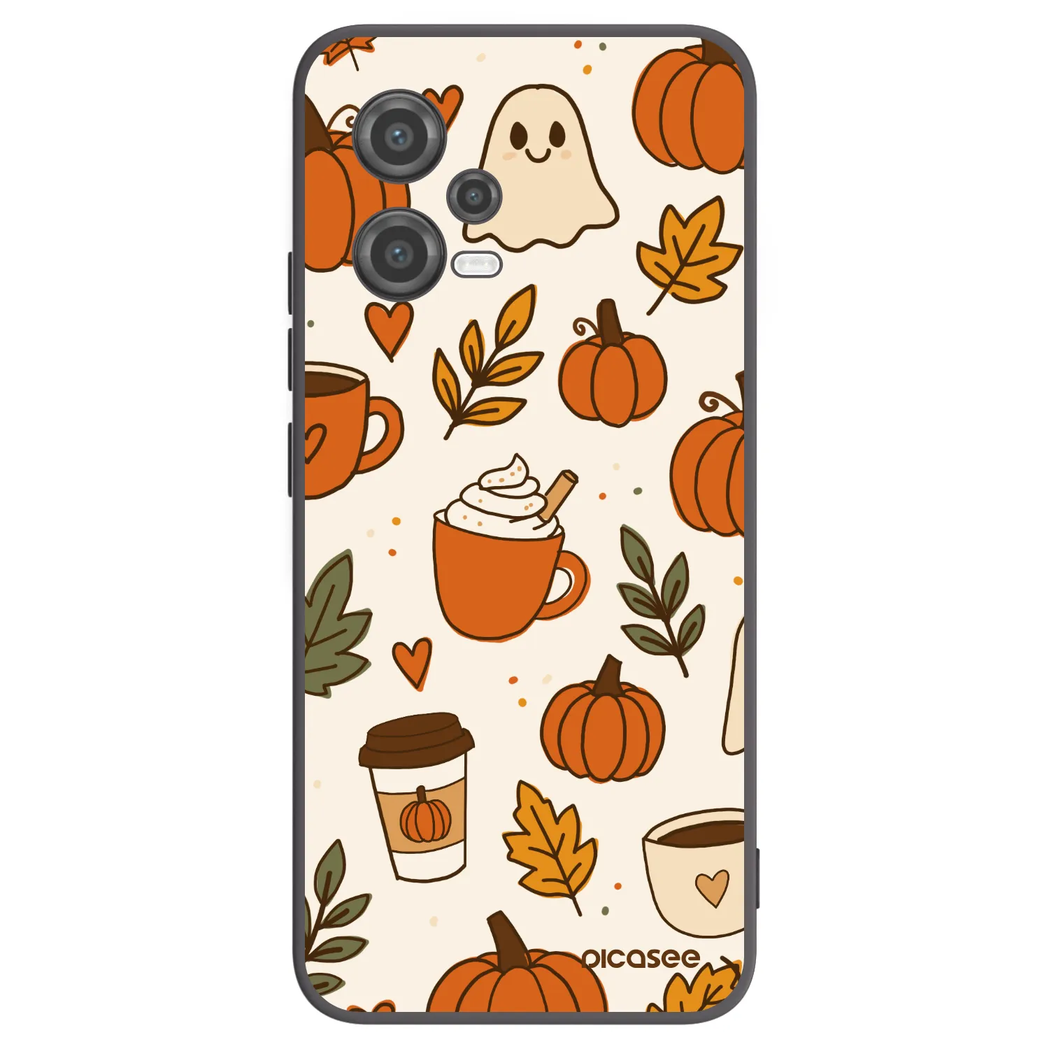 Picasee silikonový černý obal pro Xiaomi Poco X5 - Fall vibes