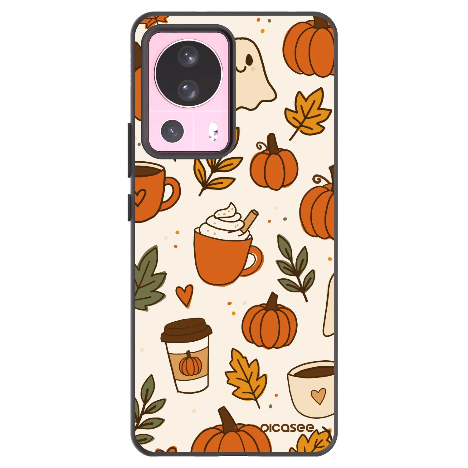 Picasee silikonový černý obal pro Xiaomi 13 Lite - Fall vibes