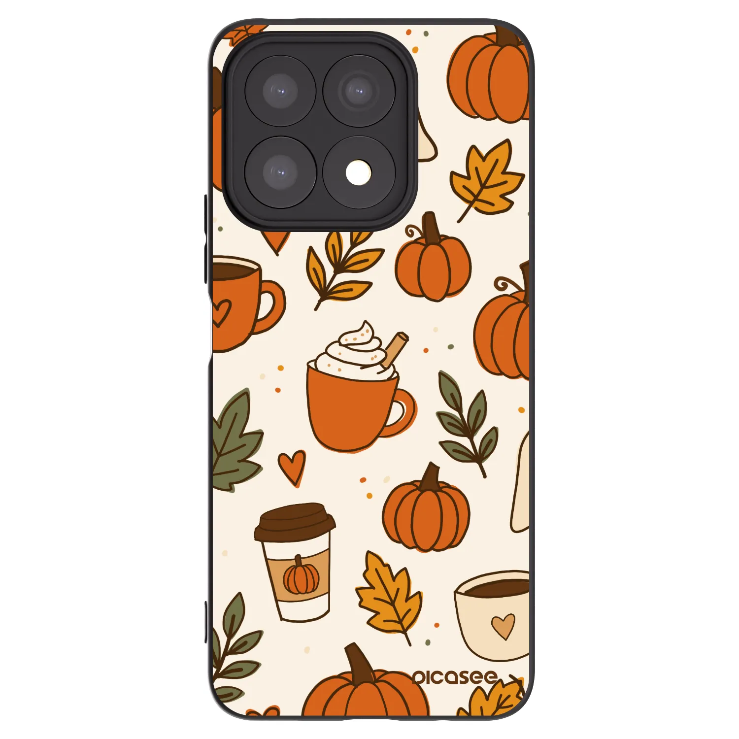 Picasee silikonový černý obal pro Honor X8a - Fall vibes