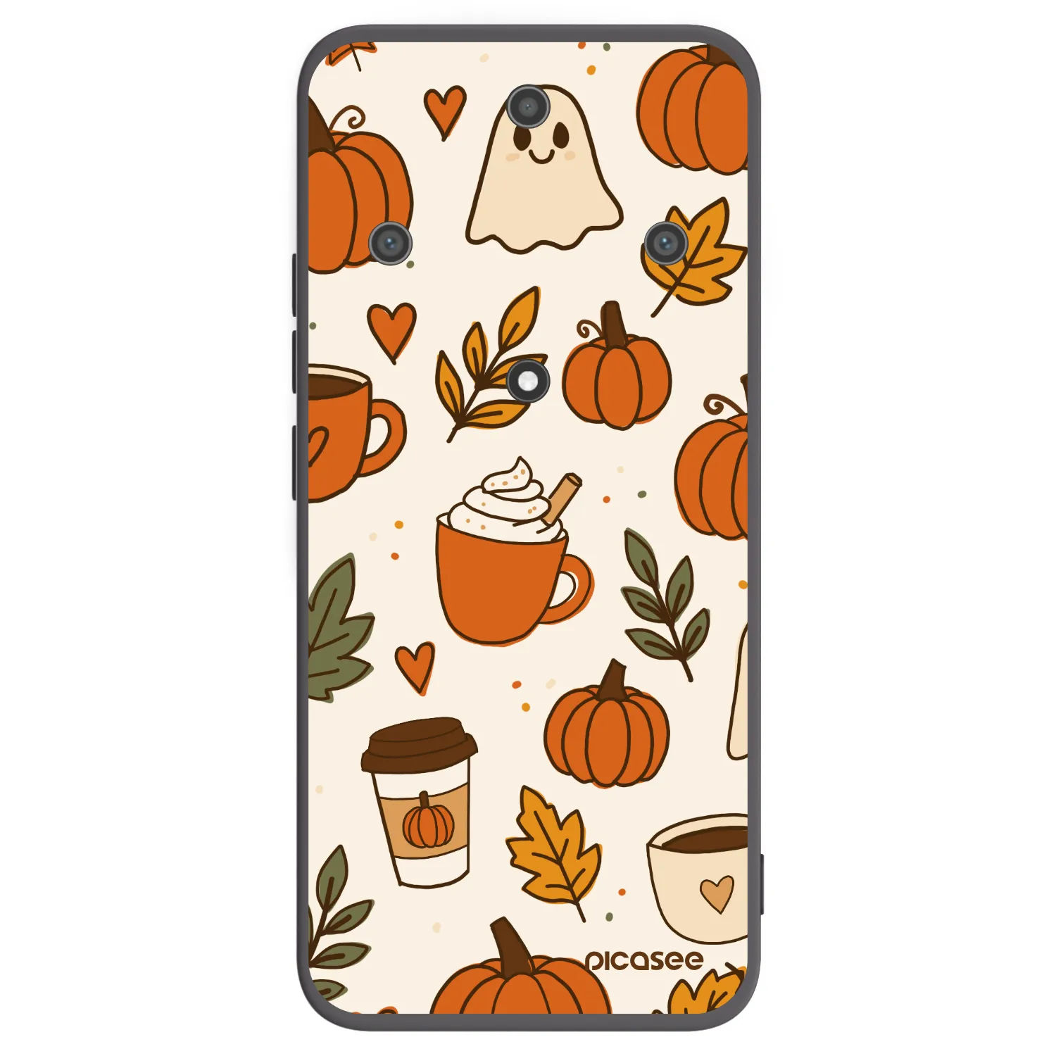 Picasee silikonový černý obal pro Honor Magic5 Lite 5G - Fall vibes