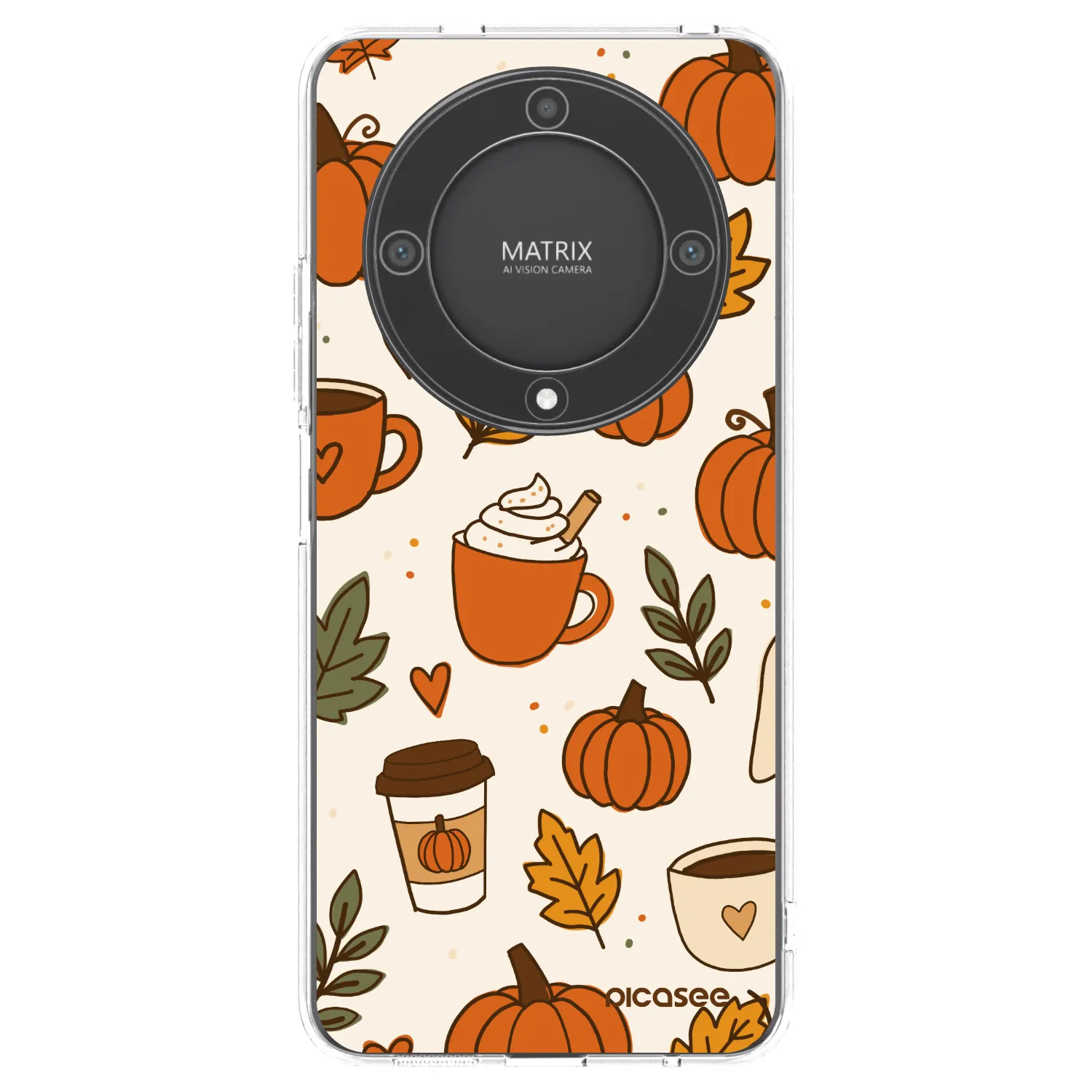 Picasee silikonový průhledný obal pro Honor Magic5 Lite 5G - Fall vibes