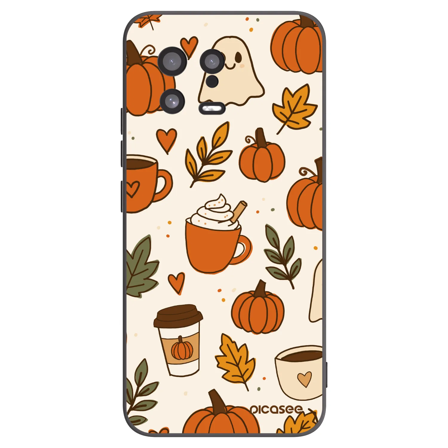 Picasee silikonový černý obal pro Xiaomi 13 - Fall vibes