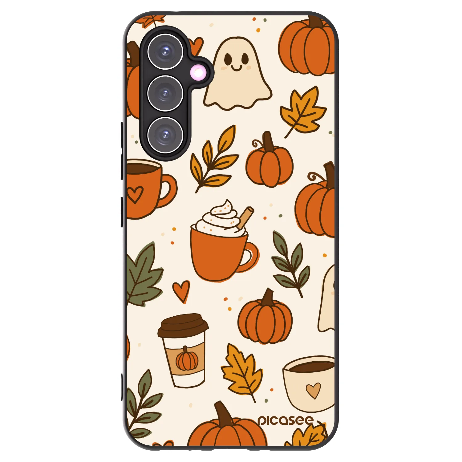 Picasee silikonový černý obal pro Samsung Galaxy A54 5G A546B - Fall vibes